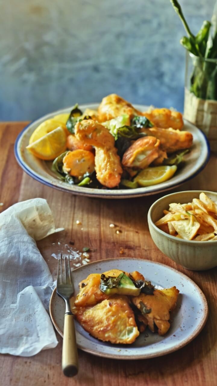 Jamie Oliver Chicken and Chips