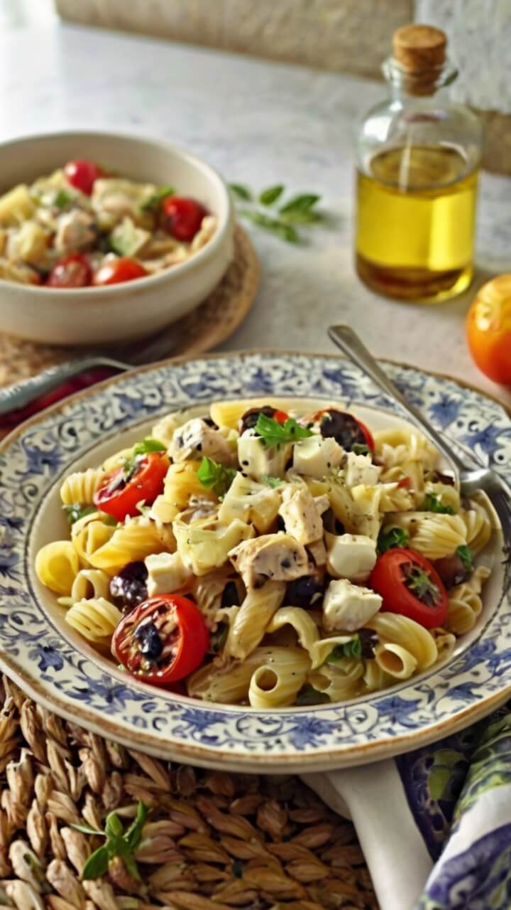 Jamie Oliver Greek Chicken Pasta