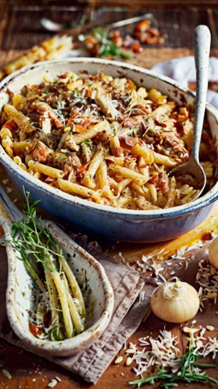 Jamie Oliver Chicken Pasta Bake