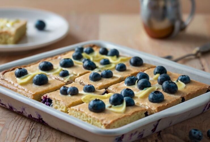 Mary Berry​ Blueberry Traybake Recipe