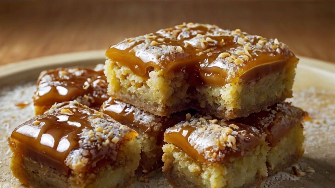 Mary Berry Salted Caramel Traybake​ Recipe
