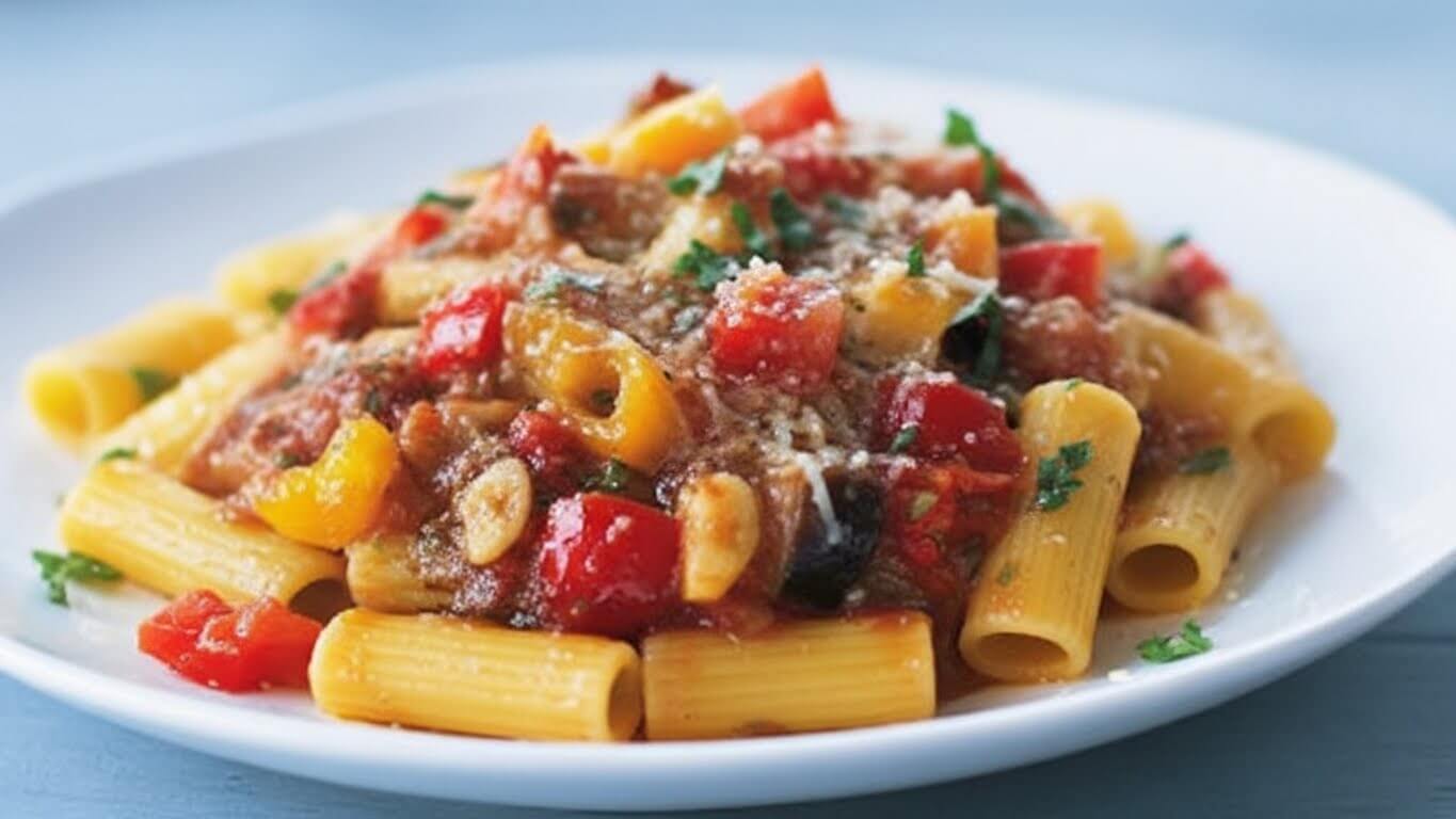 Jamie Oliver Pasta Peperonata Recipe
