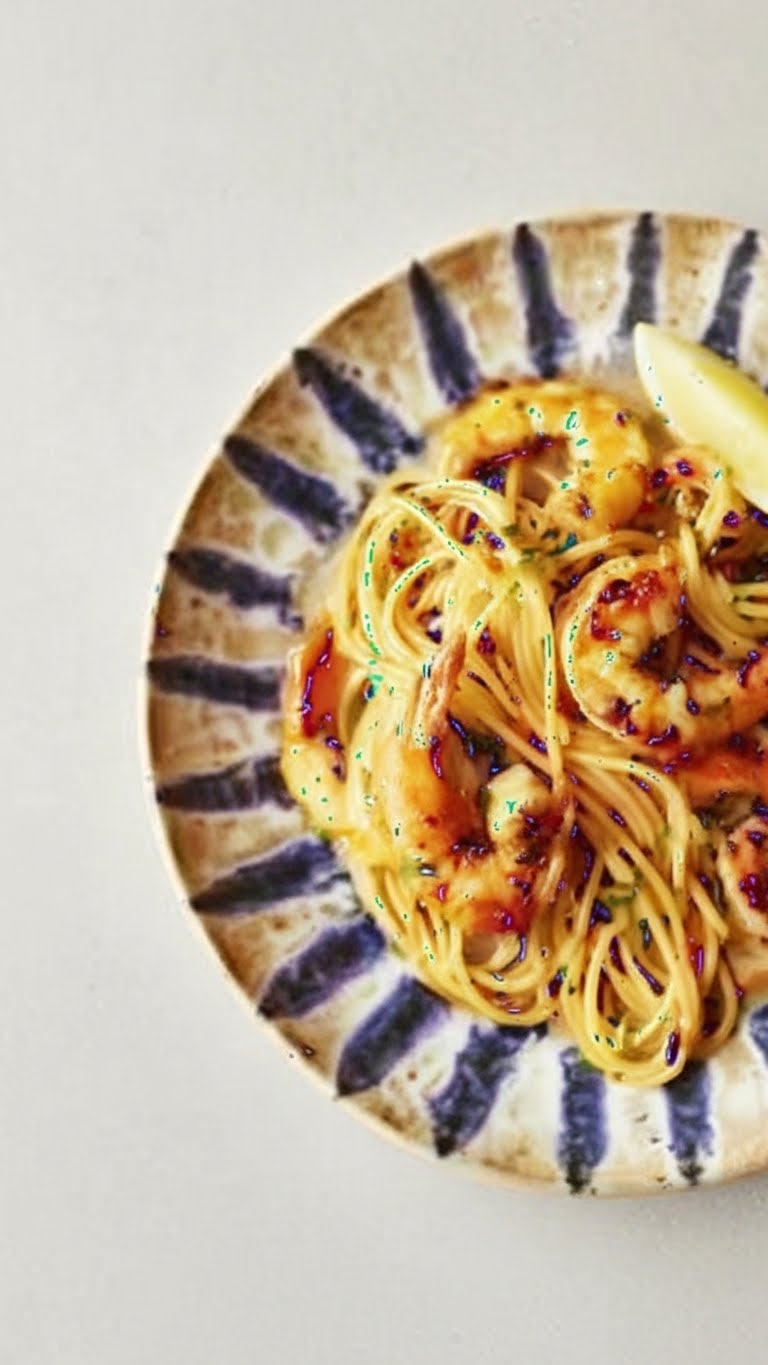 Jamie Oliver Tunisian Prawn Spaghetti