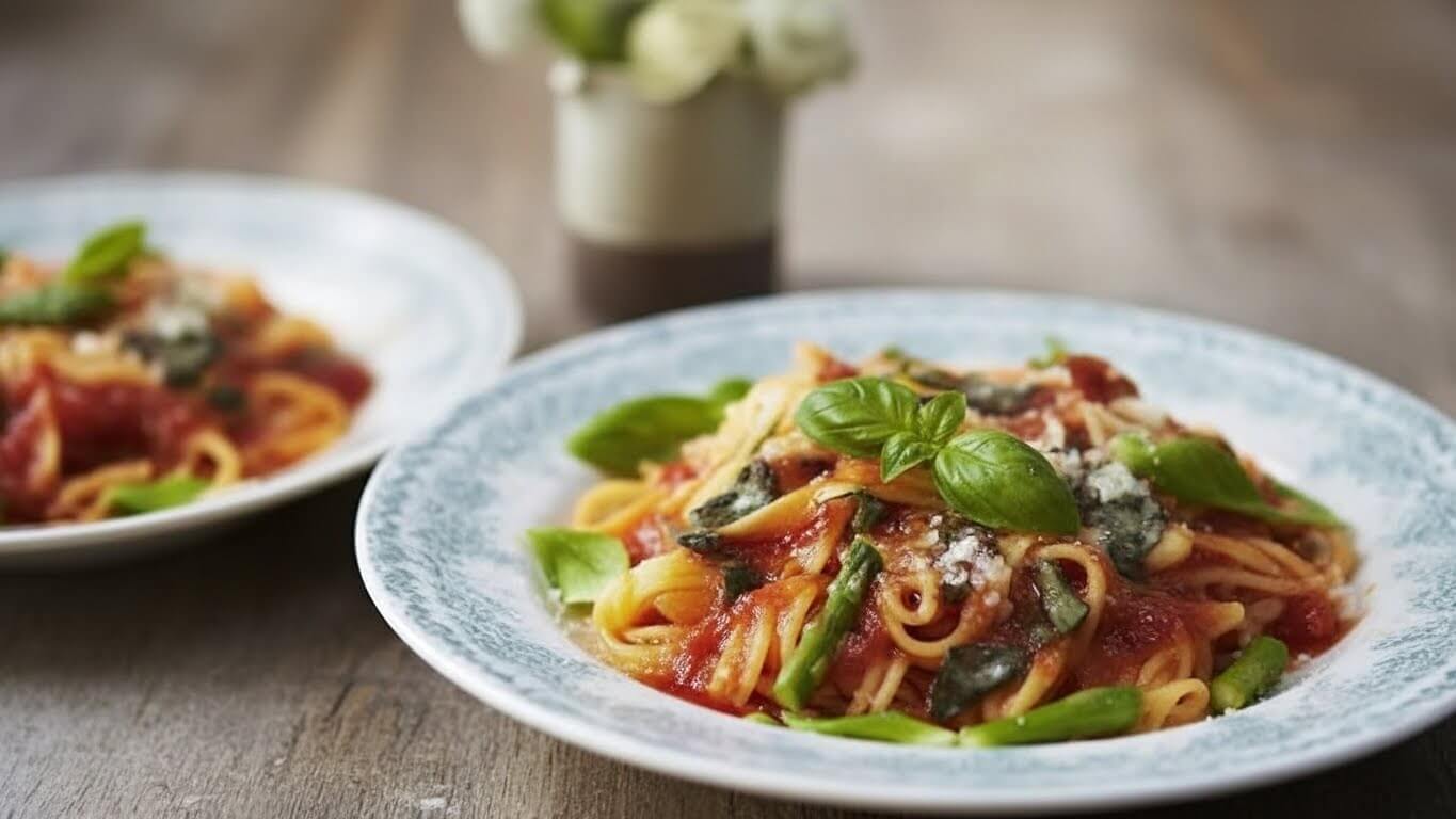Jamie Oliver 5 Ingredients Asparagus Pasta Recipe