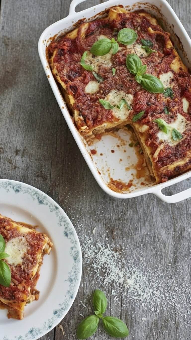 Jamie Oliver Scruffy Veg Lasagne 