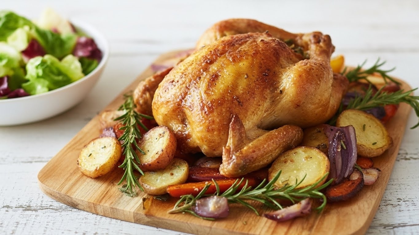 Jamie Oliver Roast Chicken And Vegetables Recipe