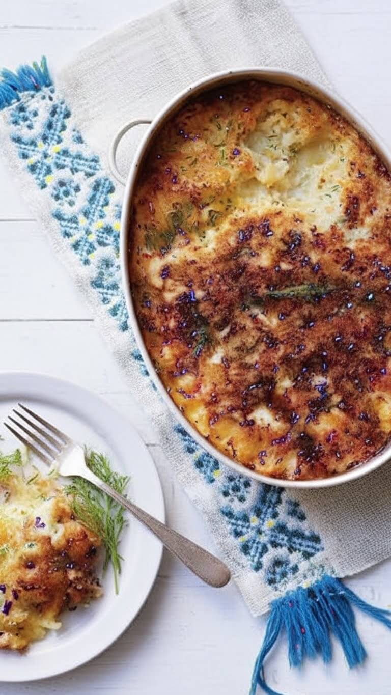 Jamie Oliver Vegetarian Mac and Cauliflower Cheese 