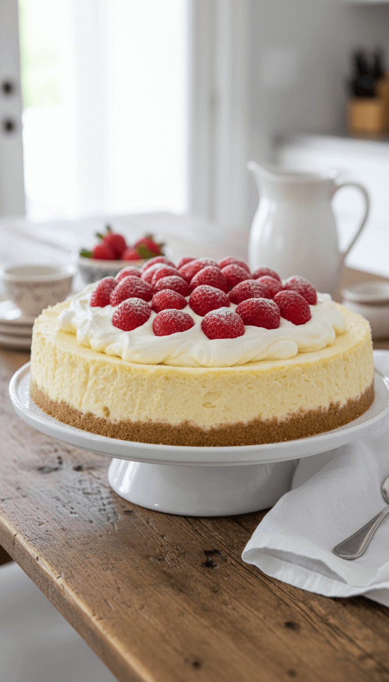 Joanna Gaines Classic Cheesecake