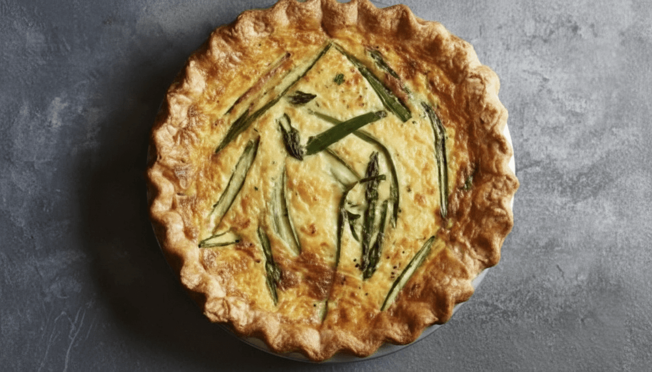 Joanna Gaines Asparagus Quiche​ Recipe