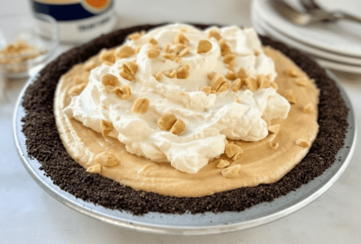 Joanna Gaines Chocolate Peanut Butter Pie​ Recipe