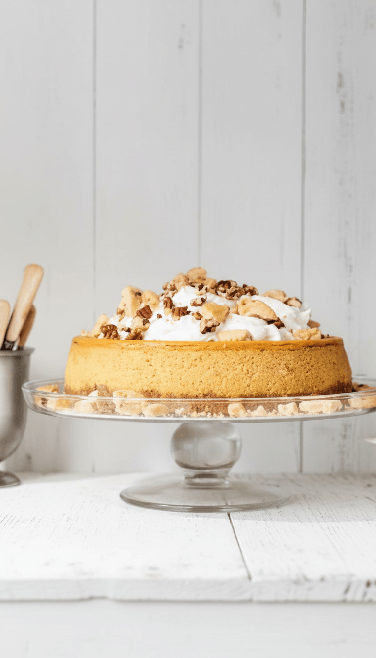 Joanna Gaines Pumpkin Cheesecake