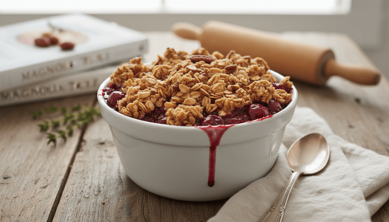 Joanna Gaines Cherry Crisp Recipe