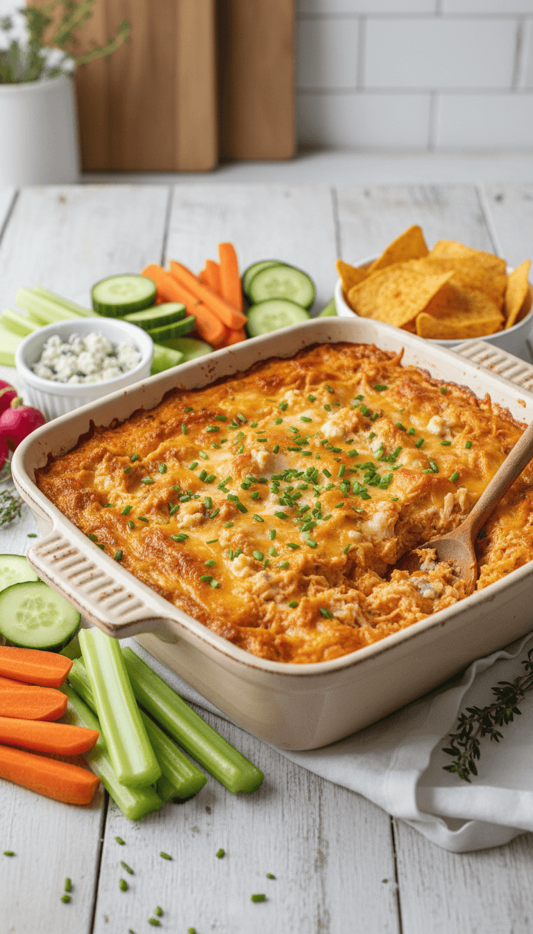Joanna Gaines Buffalo Chicken Dip