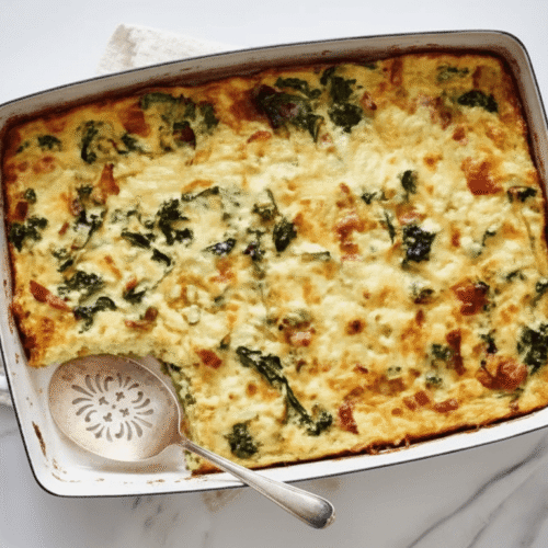 Joanna Gaines Kale And Bacon Casserole Recipe