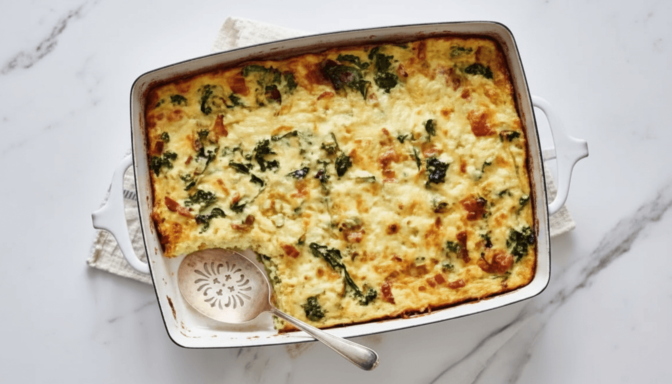 Joanna Gaines Kale And Bacon Casserole Recipe
