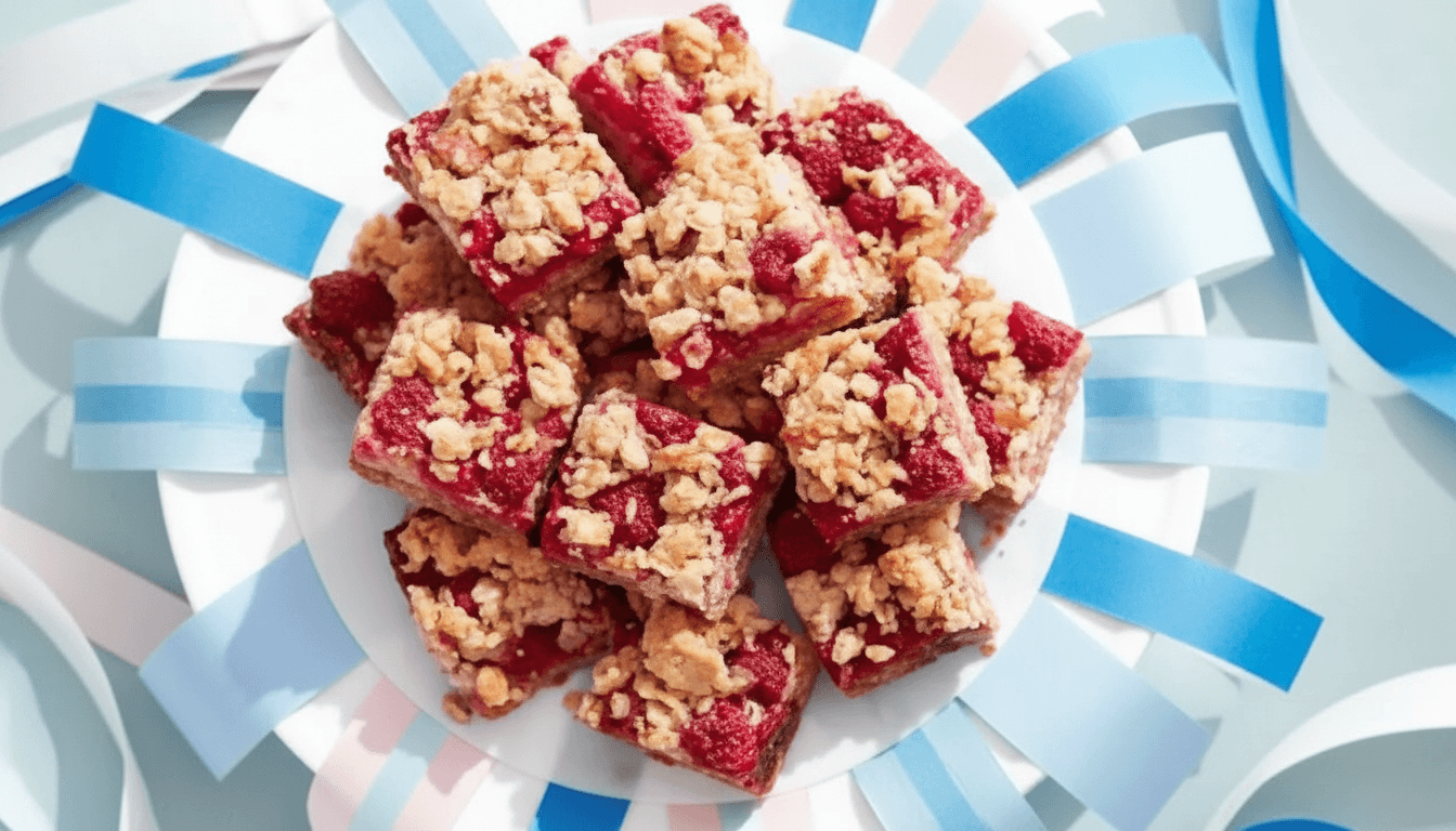 Joanna Gaines Raspberry Crumble Bars Recipe
