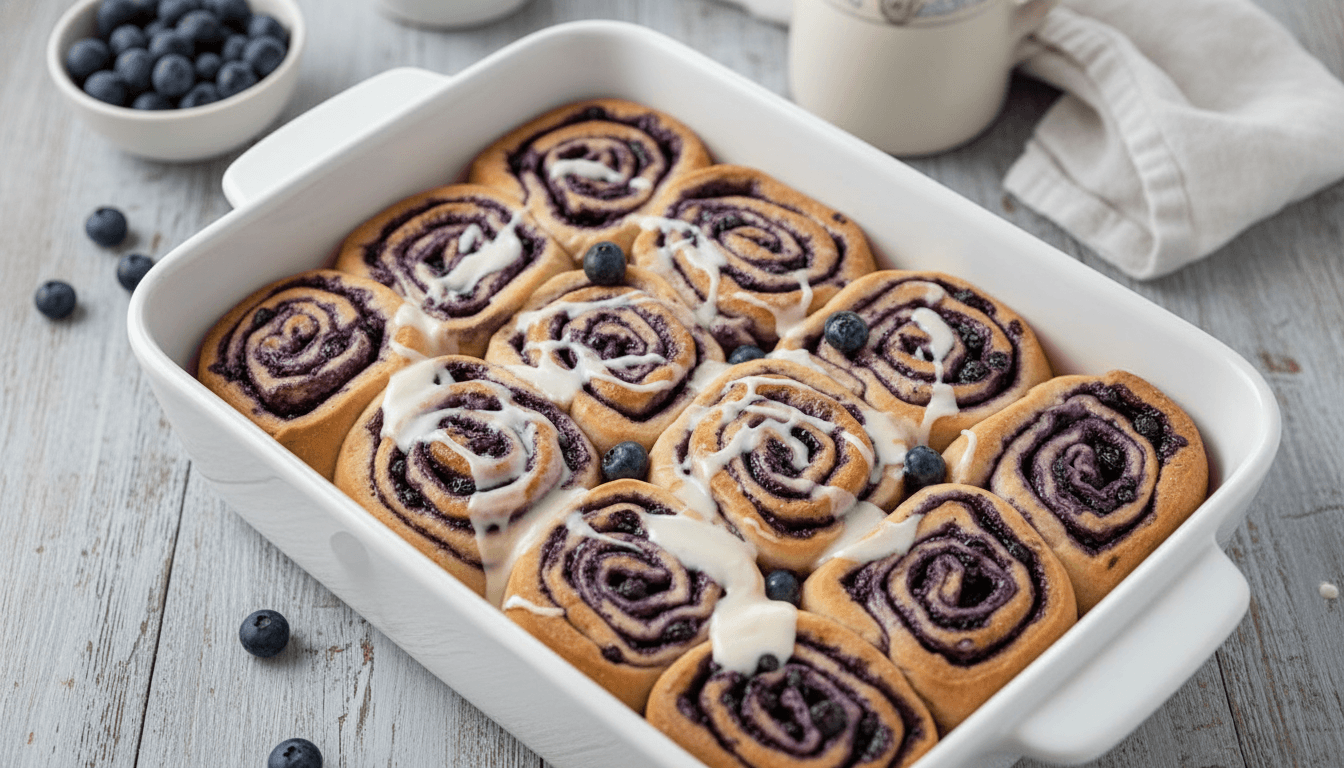 Joanna Gaines Blueberry Sweet Rolls Recipe