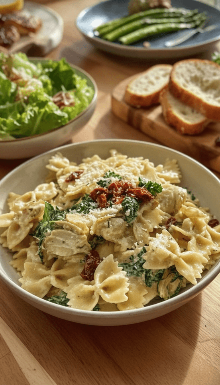 Joanna Gaines Creamy Bowtie Pasta