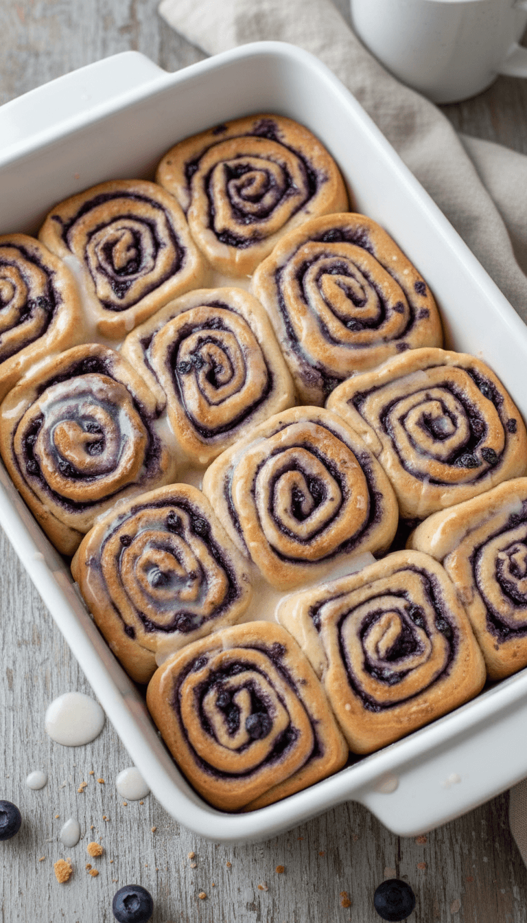 Joanna Gaines Blueberry Sweet Rolls