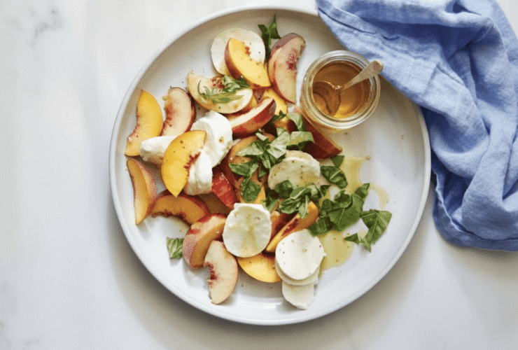 Joanna Gaines Peach Caprese Salad Recipe