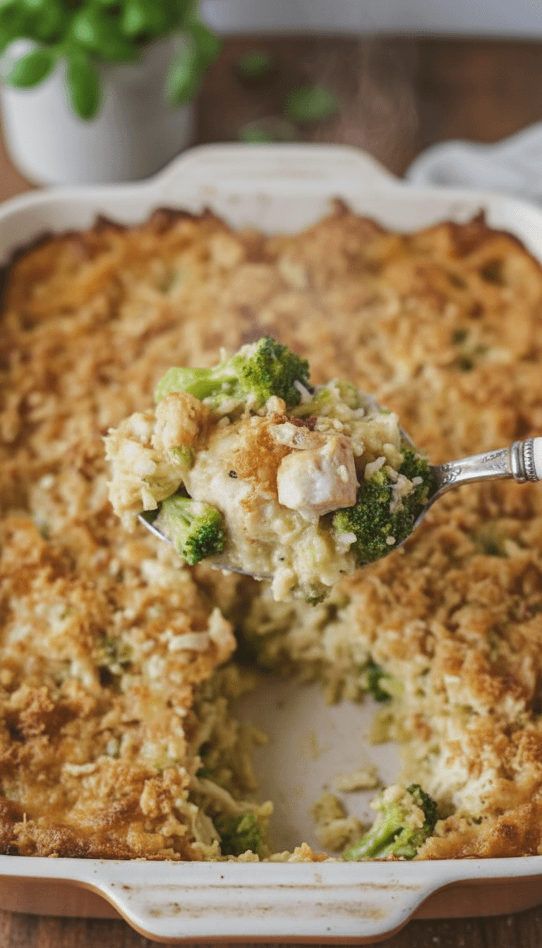 Joanna Gaines Broccoli Rice Casserole