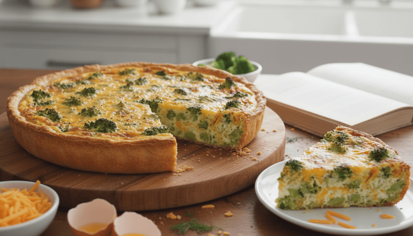 Joanna Gaines Broccoli Cheddar Quiche Recipe