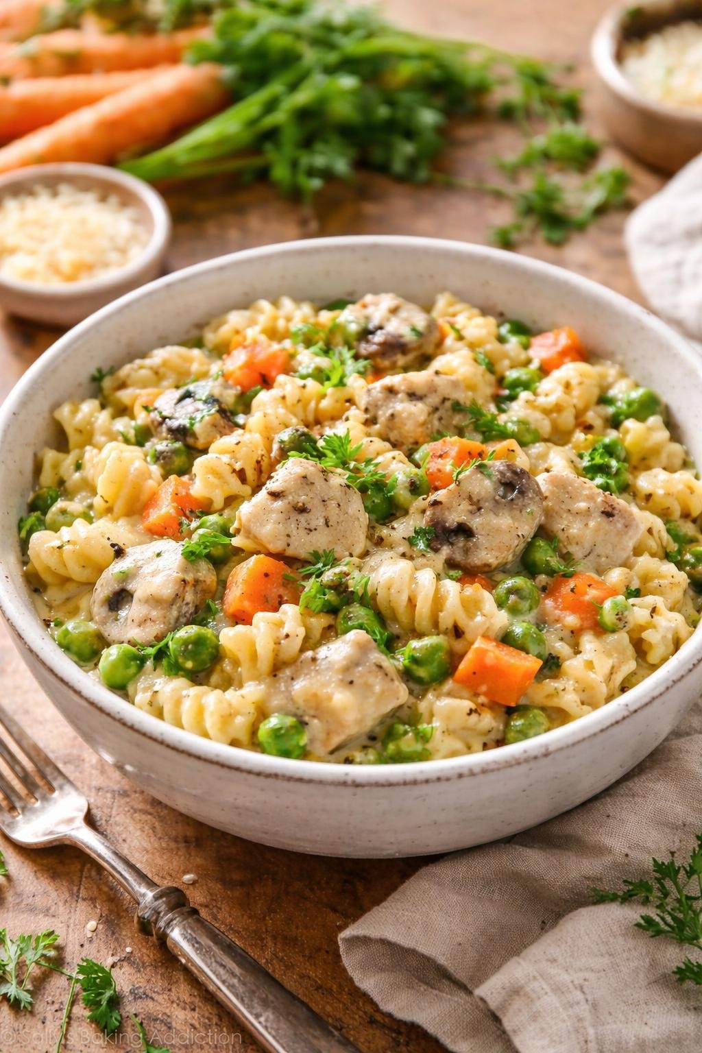 Chicken Pot Pie Pasta