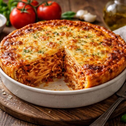 Spaghetti Pie Recipe