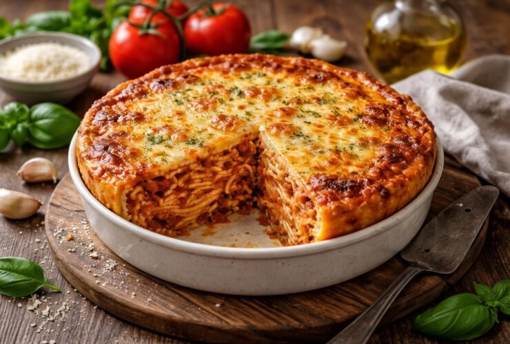Spaghetti Pie Recipe