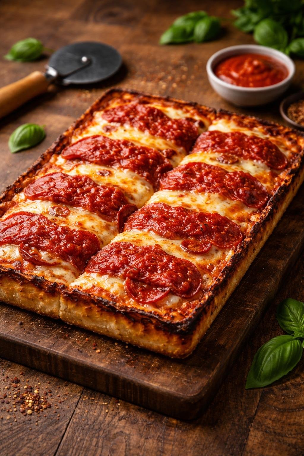Detroit Style Pizza
