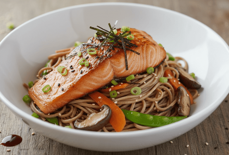 Gordon Ramsay Teriyaki Salmon And Soba Noodles Recipe