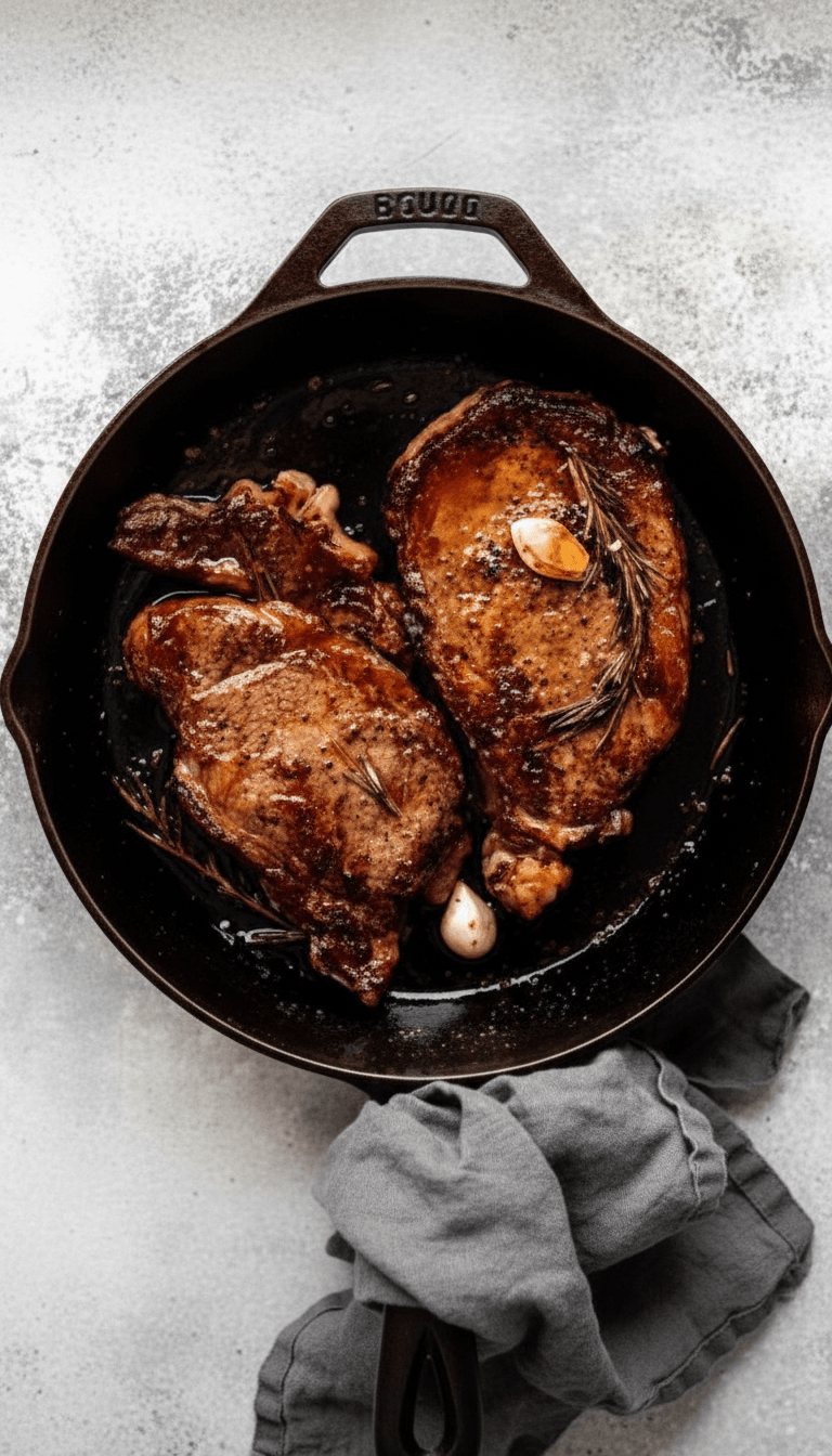 Gordon Ramsay Cast Iron Steak