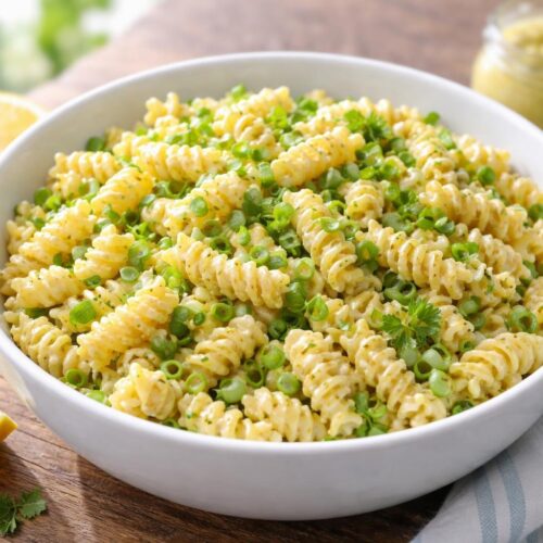Tasty Lemon Dijon Pasta Salad Recipe
