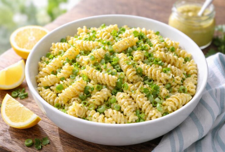 Tasty Lemon Dijon Pasta Salad Recipe