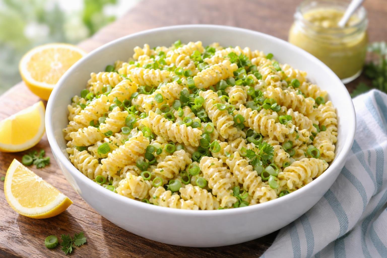 Tasty Lemon Dijon Pasta Salad Recipe