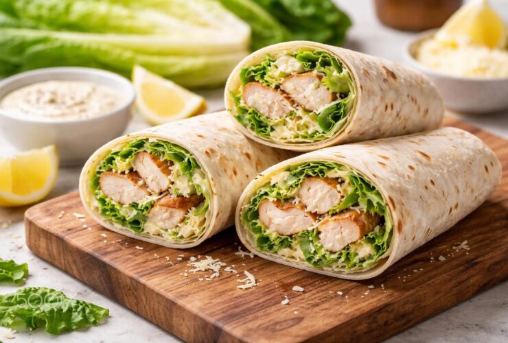 Chicken Ceaser Wraps Recipe