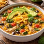 Poblano Chicken Tortilla Soup Recipe