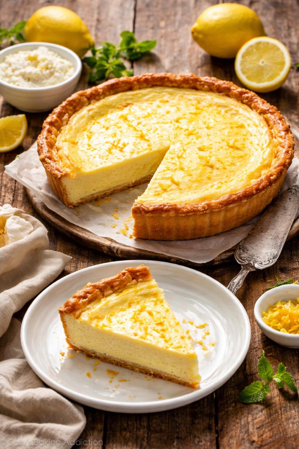 Lemon Ricotta Pie