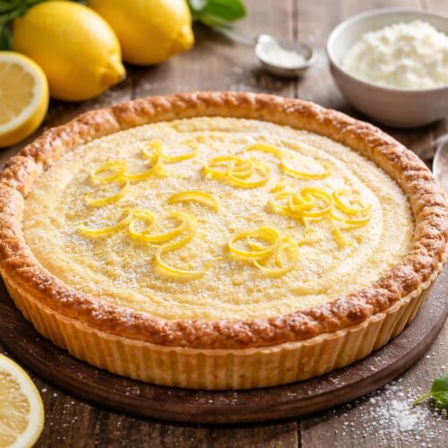 Lemon Ricotta Pie Recipe