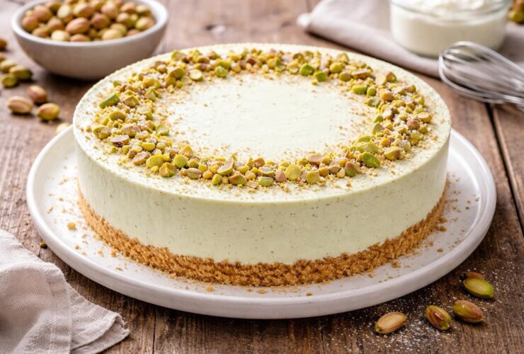 No Bake Pistachio Cheesecake Recipe