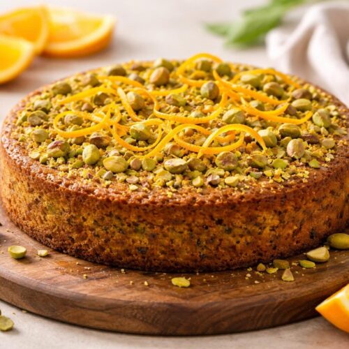 Flourless Orange Pistachio Cake Recipe