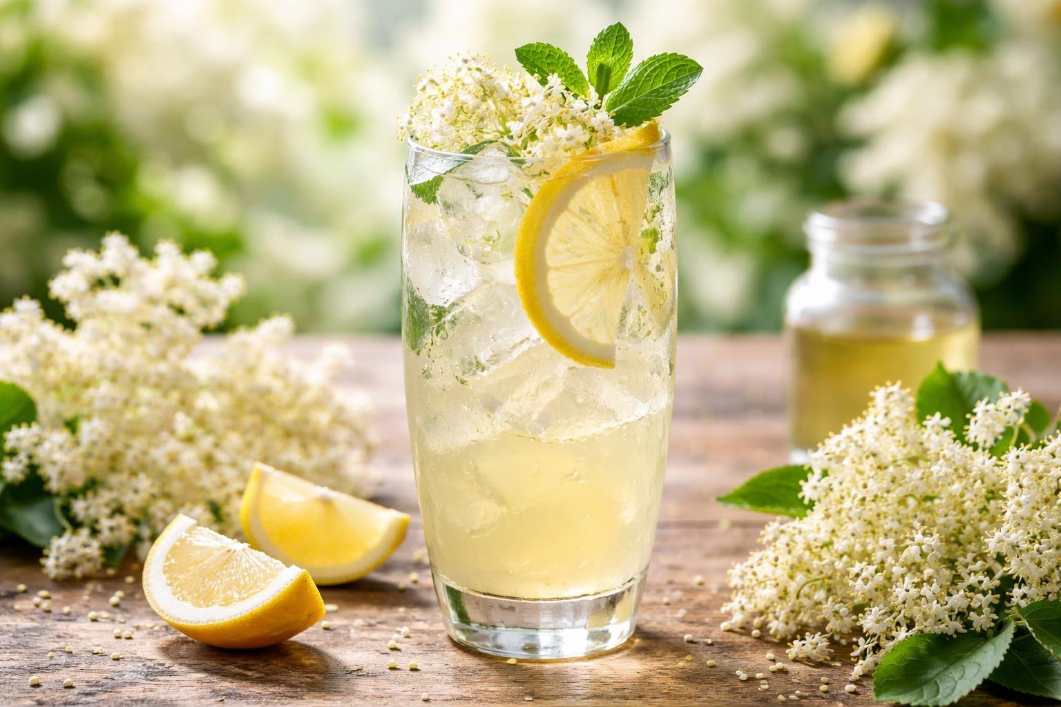 Elderflower Smash Summer Drink Recipe