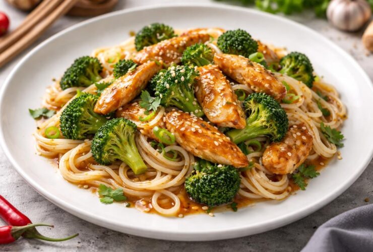 Gordon Ramsay Chicken Broccoli Rice Noodles Recipe