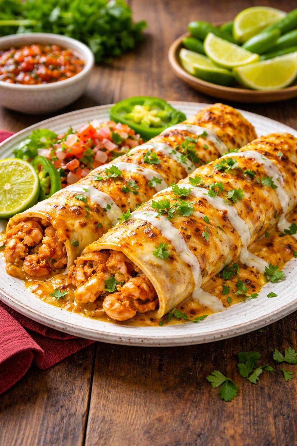 Cajun Crawfish Enchiladas Recipe