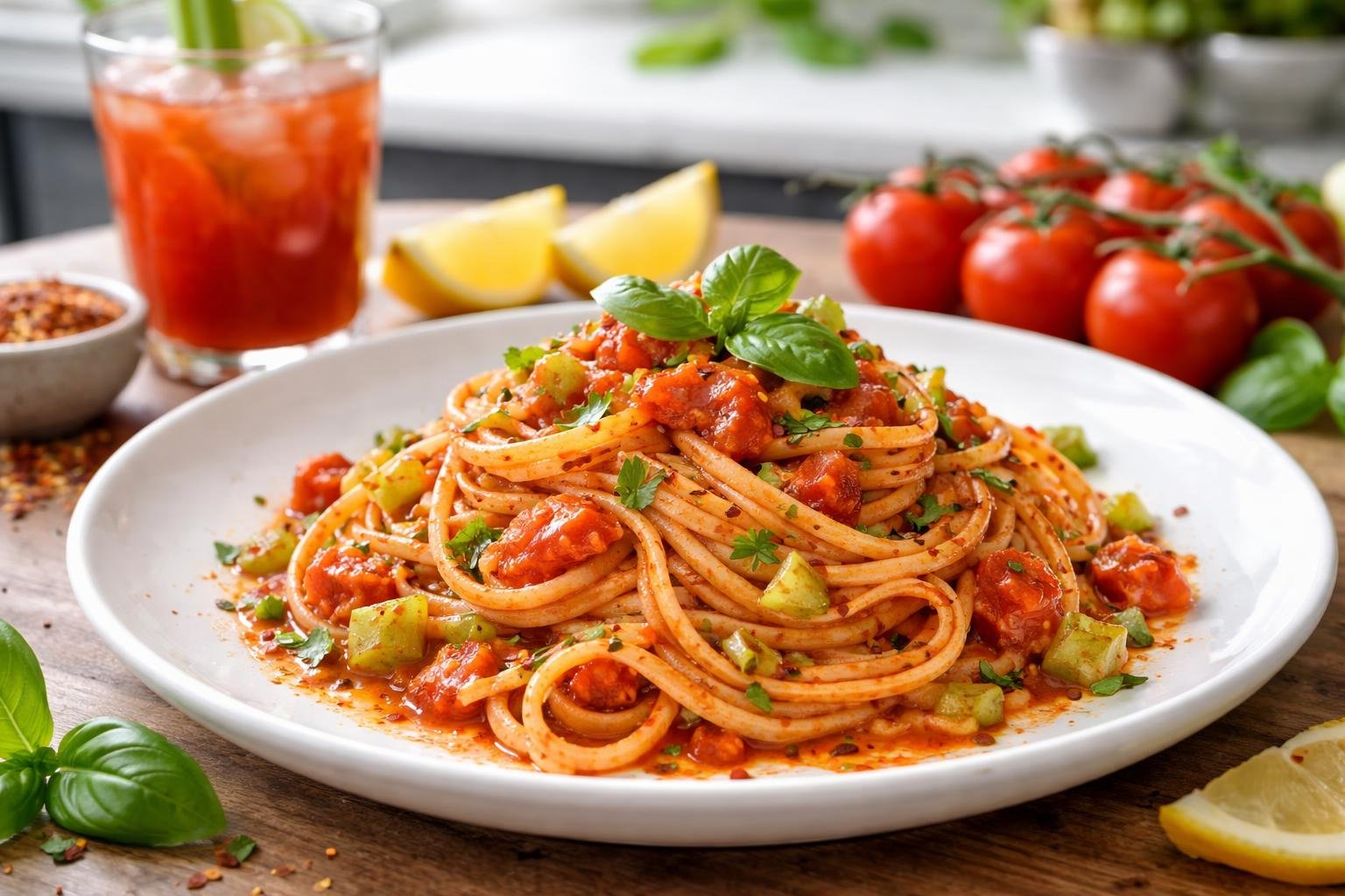 Gordon Ramsay Bloody Mary Linguine Recipe