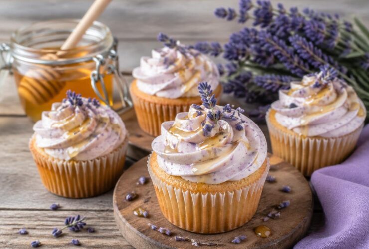 Lavender Honey Cupcakes Recipe