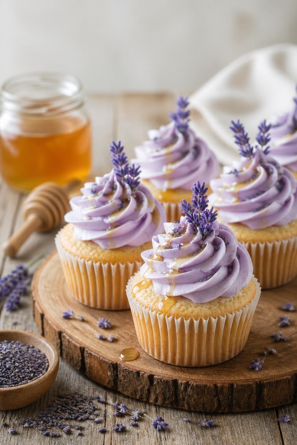 Lavender Honey Cupcakes Recipe