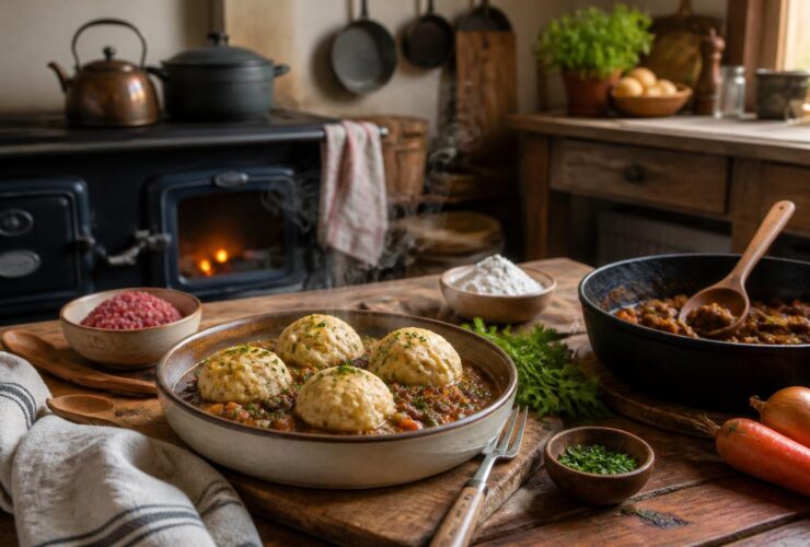 Hairy Bikers Mince and Dumplings Recipe
